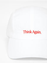 NEWYOURS Think Again Jet Cap White by SOFTHYPHEN | Couverture & The Garbstore