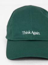 NEWYOURS Think Again Jet Cap Green by SOFTHYPHEN | Couverture & The Garbstore