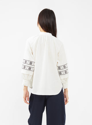 Maya Shirt Cream & Black by Sideline | Couverture & The Garbstore