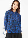 Betty Shirt Blue Floral by Sideline | Couverture & The Garbstore