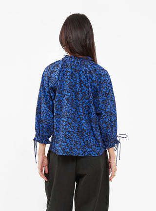 Betty Shirt Blue Floral by Sideline | Couverture & The Garbstore