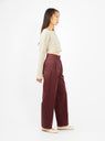 Painter Trousers Burgundy by Skall Studio | Couverture & The Garbstore