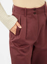 Painter Trousers Burgundy by Skall Studio | Couverture & The Garbstore