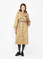 Aspen Trench Coat Camel & Black by Shrimps | Couverture & The Garbstore
