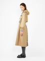 Aspen Trench Coat Camel & Black by Shrimps | Couverture & The Garbstore