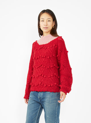 Pillu Sweater Red by AYNI | Couverture & The Garbstore