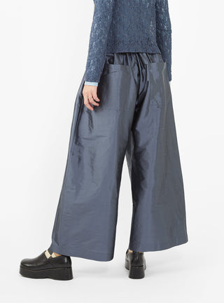 May Silk Dupion Trousers Gun Metal by Cawley | Couverture & The Garbstore