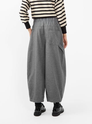 Sultan Wool Flannel Trousers Grey by Girls of Dust | Couverture & The Garbstore