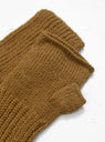 Hand Knit Ribbed Arm Warmers Mud Brown by Karakoram | Couverture & The Garbstore