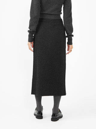 Double Knit Apron Skirt Black Melange by Lauren Manoogian | Couverture & The Garbstore