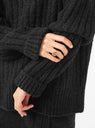 Rib Saddle Sweater Black by Lauren Manoogian | Couverture & The Garbstore