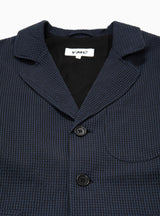 Scuttlers Jacket Navy & Black Gingham by YMC | Couverture & The Garbstore
