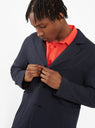 Scuttlers Jacket Navy & Black Gingham by YMC | Couverture & The Garbstore