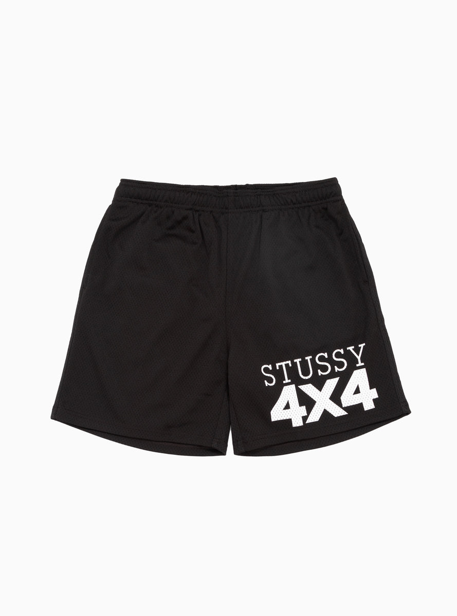 4x4 Mesh Shorts Black by Stüssy | Couverture & The Garbstore