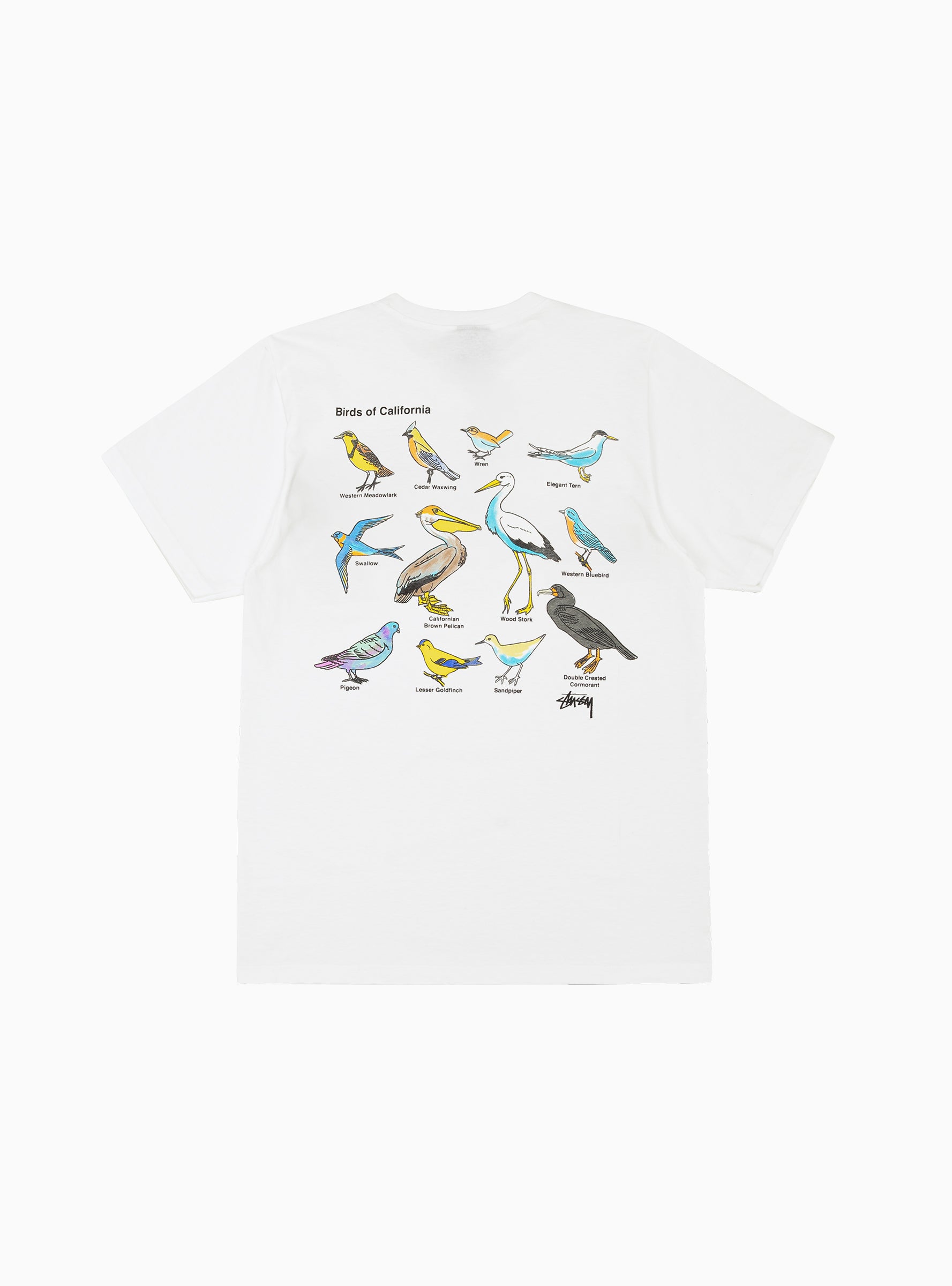 California Birds T-shirt White