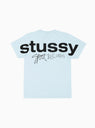 Sport 100% Pig. Dyed T-shirt Sky Blue by Stüssy | Couverture & The Garbstore