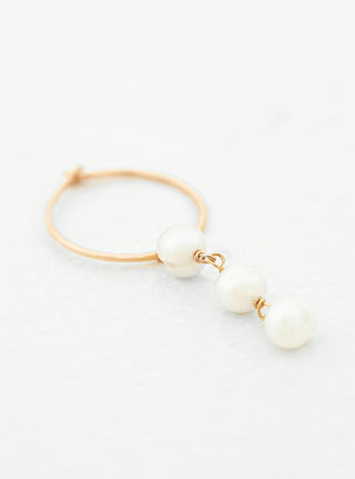 Pearl 18K Gold Hoop Earrings by Helena Rohner | Couverture & The Garbstore