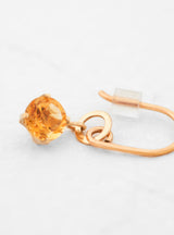 Faceted Stone Golden Citrine 9K Gold Earrings by Helena Rohner | Couverture & The Garbstore