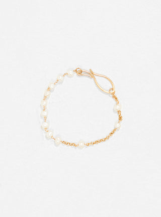 x Steve Mono Pearl Gold Plated Bracelet by Helena Rohner | Couverture & The Garbstore