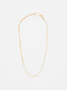 Steve Mono Gold Plated Pearl Necklace by Helena Rohner | Couverture & The Garbstore