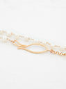 Steve Mono Gold Plated Pearl Necklace