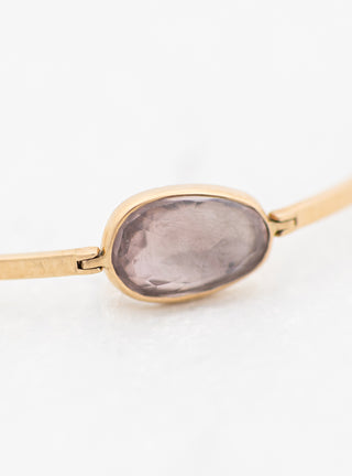 Light Pink Tourmaline Articulated Bracelet Gold by Celine Daoust