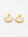 Kratos XS Gold Plated Silver Earrings