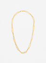 Be Square Gold Plated Silver Necklace