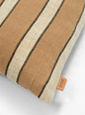 Cotton Cushion Brown & Beige Stripe