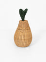 Pear Small Braided Storage Basket Natural