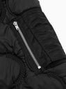 Quilted Blouson Jacket Black