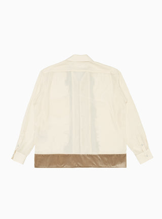 Chambray Velour Shirt Beige by TOGA VIRILIS | Couverture & The Garbstore