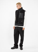 Wool Jersey Vest Jacket Black by TOGA VIRILIS | Couverture & The Garbstore