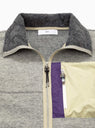 Wool Jersey Blouson Jacket Grey