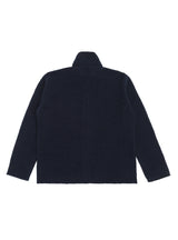 Boucle Zip Up Cardigan Navy by The English Difference | Couverture & The Garbstore
