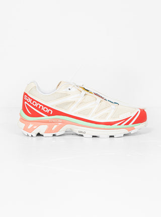 XT-6 Sneakers Shortbread, Poppy Red & Green Ash by Salomon | Couverture & The Garbstore