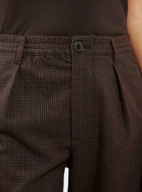 Villa Trousers Brown Check by Bellerose | Couverture & The Garbstore