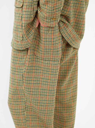 Carlyle Trousers Khaki Gunclub Check by Engineered Garments | Couverture & The Garbstore