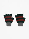 No Fingers Gloves Burgundy & Navy Stripe by Howlin' | Couverture & The Garbstore