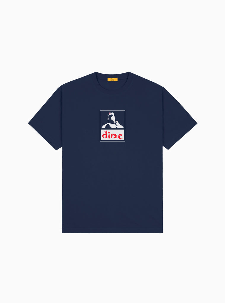 Chad T-shirt Navy by Dime | Couverture & The Garbstore