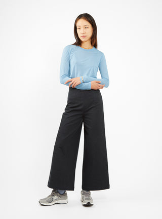 Signature Wide-Leg Trousers Navy by 7115 by Szeki | Couverture & The Garbstore