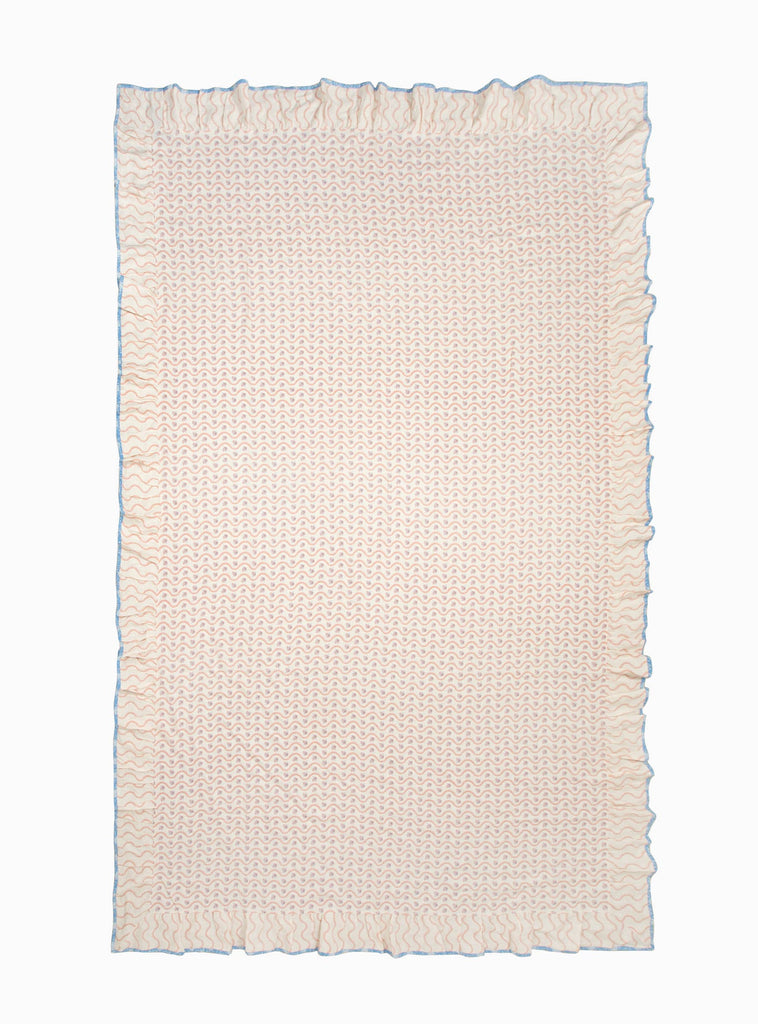 Aalto Kukka Frill Tablecloth Off White by Projektityyny | Couverture & The Garbstore