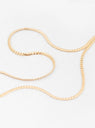 Mini 14k Gold-Plated Omega Chain Necklace