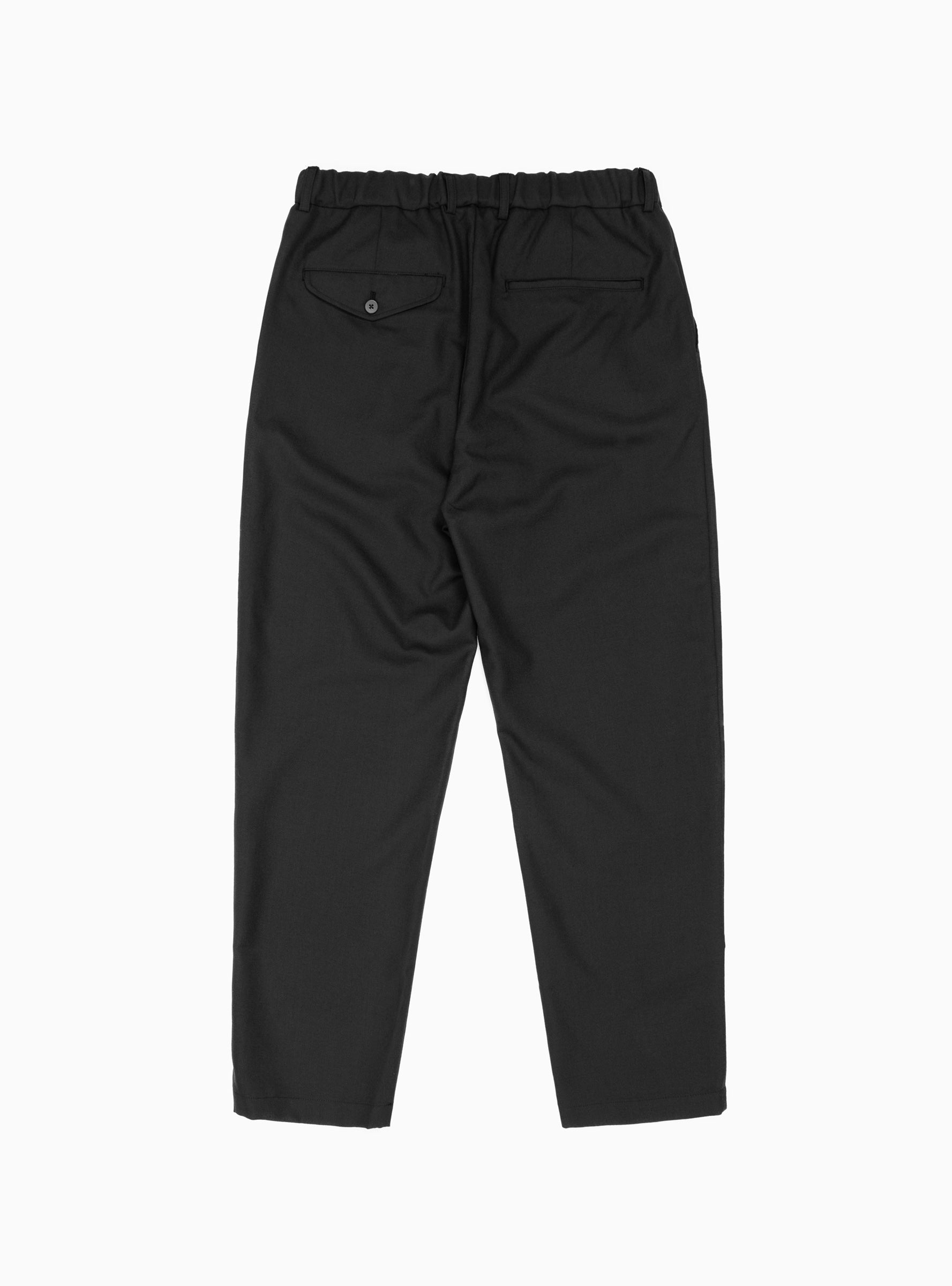 Relaxed Wool Trousers Ink Black by Still By Hand | Couverture & The ...
