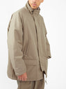 Padded Half Coat Camel by Still By Hand | Couverture & The Garbstore
