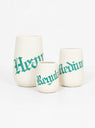 Anaheim Regular Blackletter Pot White & Green by DETAIL inc. | Couverture & The Garbstore