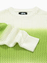 Pig. Dyed Loose Gauge Sweater Natural & Green