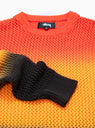 Pig. Dyed Loose Gauge Sweater Orange & Black