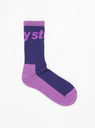 Logo Jacquard Trail Sock Violet