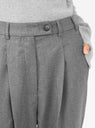 Masculine Wool Trousers Grey by Cordera | Couverture & The Garbstore